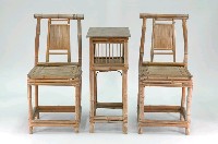 藏品(竹製桌椅組)的圖片