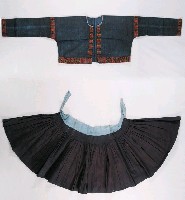 藏品(魯凱族男子長袖上衣與短裙)的圖片