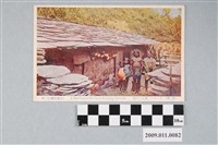 藏品(干卓萬社布農族的石板屋及一家人)的圖片