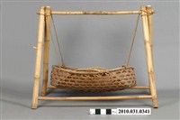 藏品(竹製搖籃)的圖片