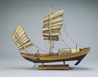 自由中國號帆船模型藏品圖，第1張