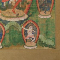 布地西藏佛像畫藏品圖，第7張