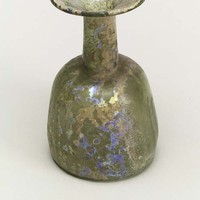 撇口長頸鐘形玻璃瓶藏品圖，第4張
