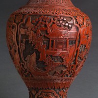 剔紅大花瓶藏品圖，第12張