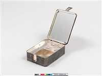 銀製福壽化妝鏡盒藏品圖，第4張