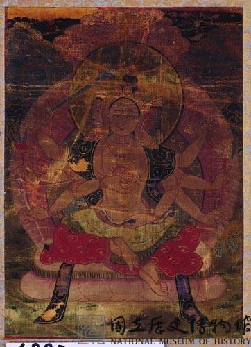布地西藏佛像畫藏品圖，第1張