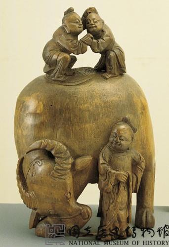 竹雕水牛人物像藏品圖，第1張