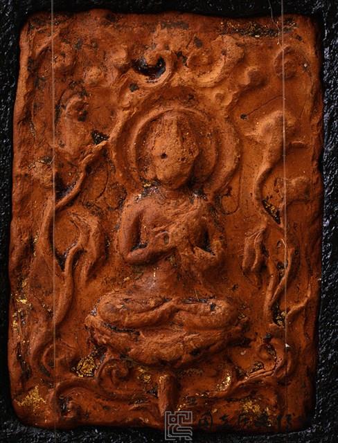 燒泥模印菩薩蓮台坐像藏品圖，第1張