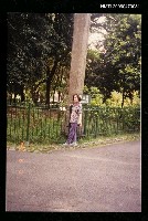 主要名稱：張漱菡遊台北市南海路植物園留影（1992）圖檔，第1張，共1張