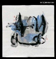 主要名稱：張默水墨畫（無題字/1985-11）圖檔，第1張，共1張