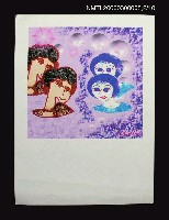 主要名稱：半臉的女兒插畫原稿圖檔，第2張，共10張