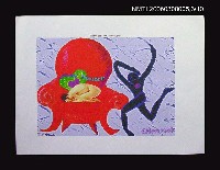 主要名稱：半臉的女兒插畫原稿圖檔，第3張，共10張