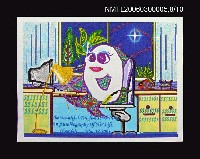 主要名稱：半臉的女兒插畫原稿圖檔，第8張，共10張