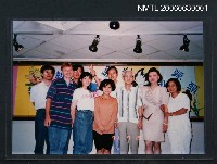 主要名稱：許台英與朱西寧、萬德化神父等人合照（9人）圖檔，第1張，共1張