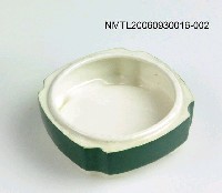 主要名稱：筆筒及其他文具用品（瓷製墨綠色圓盒上蓋）圖檔，第3張，共3張