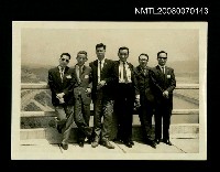 主要名稱：蕭白與隱地、朱西甯等人合照圖檔，第1張，共1張