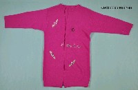 主要名稱：桃紅色針織外衣圖檔，第1張，共1張