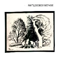 主要名稱：版画底稿  〈6〉圖檔，第1張，共1張