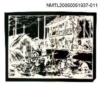 主要名稱：版画底稿  〈11〉圖檔，第1張，共1張