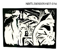 主要名稱：版画底稿  〈14〉圖檔，第1張，共1張