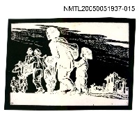 主要名稱：版画底稿  〈15〉圖檔，第1張，共1張