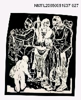 主要名稱：版画底稿  〈27〉圖檔，第1張，共1張