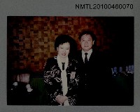 主要名稱：趙淑俠與瘂弦之合照圖檔，第2張，共3張