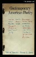 主要名稱：CoCONTEMPORARY AMERICAN POETRY圖檔，第1張，共1張