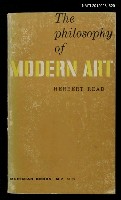 主要名稱：THE PHILOSOPHY OF MODERN ART圖檔，第1張，共1張