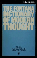 主要名稱：THE FONTANA DICTIONARY OF MODERN THOUGHT圖檔，第1張，共1張