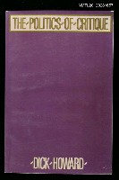 主要名稱：THE POLITICS OF CRITIQUE圖檔，第1張，共1張