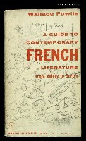 主要名稱：A GUIDE TO CONTEMPORARY FRENCH LITERATURE圖檔，第1張，共1張