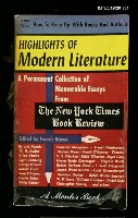 主要名稱：HIGHLIGHTS OF MODERN LITERATURE圖檔，第1張，共1張