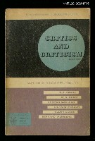 主要名稱：CRITICS AND CRITICISM圖檔，第1張，共1張