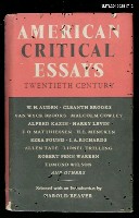 主要名稱：AMERICAN CRITICAL ESSAYS-TWENTIETH CENTURY圖檔，第1張，共1張