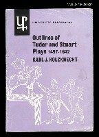 主要名稱：OUTLINES OF TUDOR AND STUART PLAYS 1497-1642圖檔，第1張，共1張