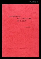 主要名稱：PLAYWRITING: THE STRUCTURE OF ACTION圖檔，第1張，共1張
