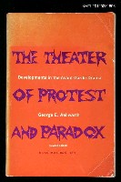 主要名稱：THE THEATER OF PROTEST AND PARADOX: DEVELOPMENTS IN THE AVANT-GARDE DRAMA圖檔，第1張，共1張