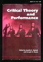 主要名稱：CRITICAL THEORY AND PERFORMANCE圖檔，第1張，共1張