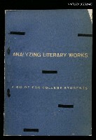 主要名稱：ANALYZING LITERARY WORKS圖檔，第1張，共1張