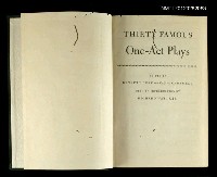 主要名稱：THIRTY FAMOUS ONE-ACT PLAYS圖檔，第2張，共2張