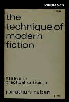 主要名稱：THE TECHNIQUE OF MODERN FICTION圖檔，第1張，共1張
