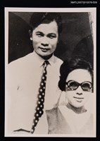 主要名稱：蓉子與羅門合照（翻拍照）圖檔，第1張，共1張