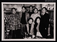 主要名稱：張拓蕪（左一）與向明等六位友人合照（翻拍照）圖檔，第1張，共1張