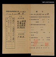 主要名稱：三毛成績單圖檔，第1張，共1張
