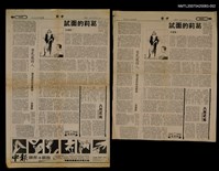主要標題：變色龍詩（下）人－劉克襄的敘述觀點/報紙名稱：中報圖檔，第1張，共1張