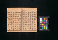 主要名稱：真草隸篆四體千字文圖檔，第10張，共47張