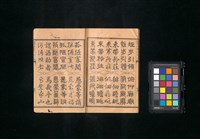 主要名稱：真草隸篆四體千字文圖檔，第44張，共47張