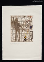 主要名稱：藏書票—唐吉訶德（影子）圖檔，第2張，共3張