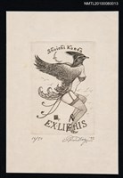 主要名稱：藏書票—Bird-Woman 1（鳥女1）圖檔，第2張，共3張